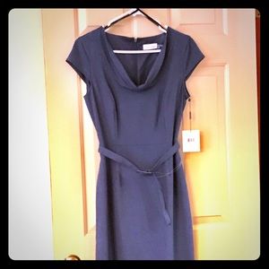 Drape Neck Dress